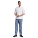 Veste de cuisine mixte Chaud Devant Hilton Poco manches courtes blanche