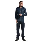 Chemise homme denim stretch Chaud Devant bleue