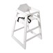 Chaise haute en bois blanche Bolero