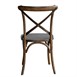 Chaises couleur noyer avec dossier croisé Bolero (Lot de 2)