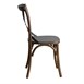 Chaises couleur noyer avec dossier croisé Bolero (Lot de 2)