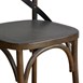 Chaises couleur noyer avec dossier croisé Bolero (Lot de 2)