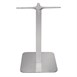 Pied de table carré en acier inoxydable Bolero