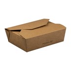 Boîtes alimentaires en carton compostable Vegware N°3 1800ml (lot de 180)