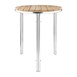 Table ronde en frêne et aluminium Bolero 600mm