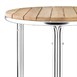 Table ronde en frêne et aluminium Bolero 600mm