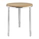 Table ronde en frêne et aluminium Bolero 600mm