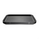 Plateau rectangulaire antidérapant en polypropylène noir Kristallon Olympia