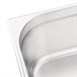 Bac inox GN 2/1 Vogue 200mm