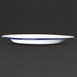 Assiette plate en acier émaillé Olympia 245mm lot de 6