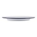Assiette plate en acier émaillé Olympia 245mm lot de 6