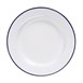 Assiette plate en acier émaillé Olympia 245mm lot de 6