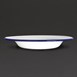 Assiette creuse en acier émaillé Olympia 245mm lot de 6