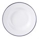 Assiette creuse en acier émaillé Olympia 245mm lot de 6