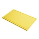 Planche à découper avec rigole GN1/1 en polyéthylène haute densité Gastro M  jaune