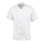 Veste de cuisine mixte Cool Vent Chef Works Urban Springfield blanche XL