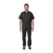 Veste de cuisine mixte Cool Vent Chef Works Urban Springfield noire