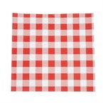 Papier ingraissable vichy rouge (lot de 200)