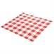 Papier ingraissable vichy rouge (lot de 200)