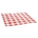 Papier ingraissable vichy rouge (lot de 200)