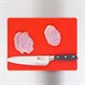 Planche à découper basse densité Hygiplas rouge