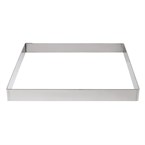 Cercle à tarte carré inox De Buyer 200 x 20mm