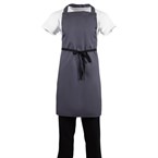 Tablier bavette Whites polyester-coton anthracite