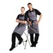 Tablier bavette Whites polyester-coton anthracite