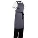 Tablier bavette Whites polyester-coton anthracite