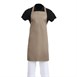 Tablier bavette Whites polyester-coton marron clair