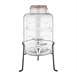Distributeur d'eau rétro en verre avec socle Olympia 8,5L