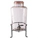 Distributeur d'eau rétro en verre avec socle Olympia 8,5L