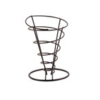 Support conique pour frites noir Olympia