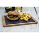 Planche support en bois Olympia pour plat en ardoise CM063 330x210x15mm
