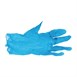 Gants alimentaires en vinyle non poudrés Vogue bleus