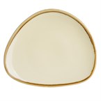 Assiettes triangulaires Olympia Kiln 230mm sable (Lot de 6)