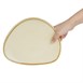 Assiettes triangulaires Olympia Kiln 230mm sable (Lot de 6)