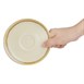 Soucoupe couleur sable Olympia Kiln pour GP330 140mm (Lot de 6)