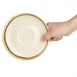 Soucoupe couleur sable Olympia Kiln pour GP332 160mm (Lot de 6)