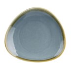 Assiette triangulaire couleur océan Olympia Kiln 280mm (Lot de 4)