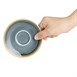 Soucoupe couleur océan Olympia Kiln pour GP328 115mm (Lot de 6)