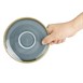 Soucoupe couleur océan Olympia Kiln pour GP330 140mm (Lot de 6)