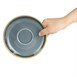 Soucoupe couleur océan Olympia Kiln pour GP348 160mm (Lot de 6)