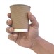Gobelets boissons chaudes paroi isolante ondulée Fiesta Recyclable marron clair 227ml (lot de 500)