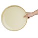 Assiette plate ronde couleur sable Olympia Kiln 280mm (Lot de 4)