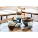 Assiette triangulaire couleur mousse Olympia Kiln 165mm (Lot de 6)