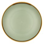 Assiette plate ronde couleur mousse Olympia Kiln 280mm (Lot de 4)