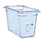 Boîte hermétique bleue en ABS sans BPA Araven GN1/3 200mm