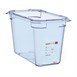 Boîte hermétique bleue en ABS sans BPA Araven GN1/3 200mm