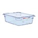 Boîte hermétique bleue en ABS sans BPA Araven GN1/2 100mm